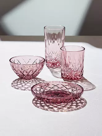 LYNGBY GLAS | Schale 4tlg. 12cm SORRENTO Pink | 